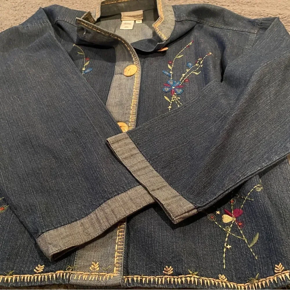 Coldwater Creek Jean Embroidered Jacket - Picture 11 of 14
